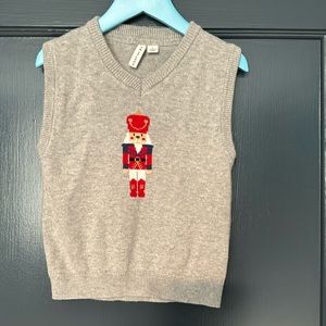 Janie and Jack Boys Nutcracker Sweater Vest 4T